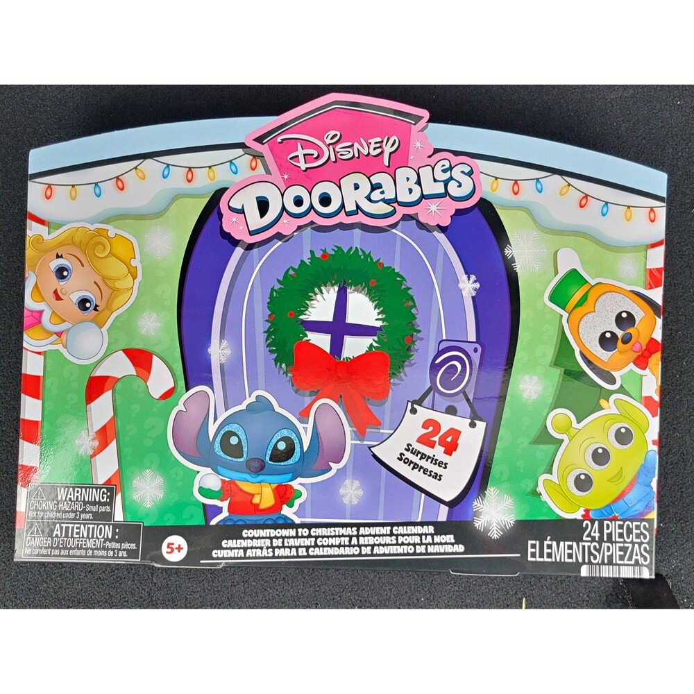 Disney Doorables Christmas Door Advent Calendar 24 Toys Mickey Stitch & Friends